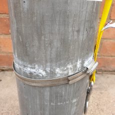 Alloy tank and metal bands…